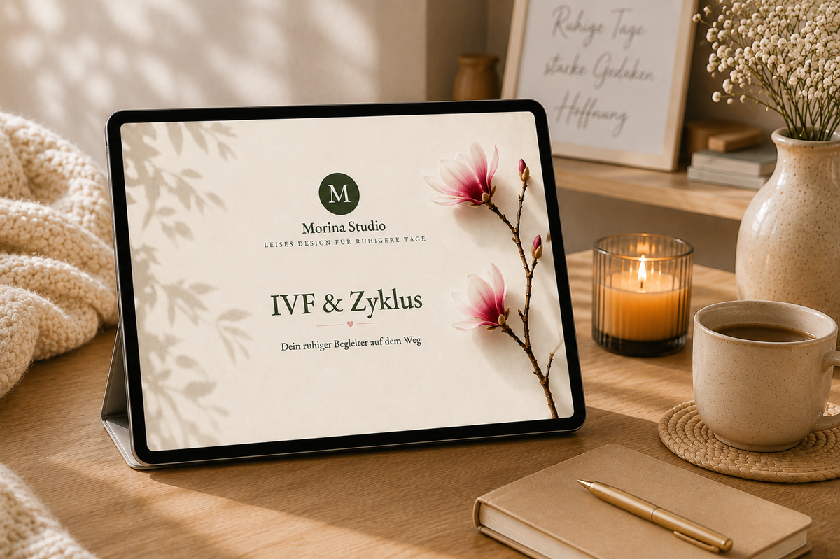 IVF & Zyklus – Digitaler Begleiter für iPad & GoodNotes (tippbar)